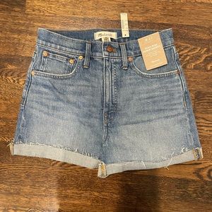 Madewell High Rise Denim Shorts Size 27